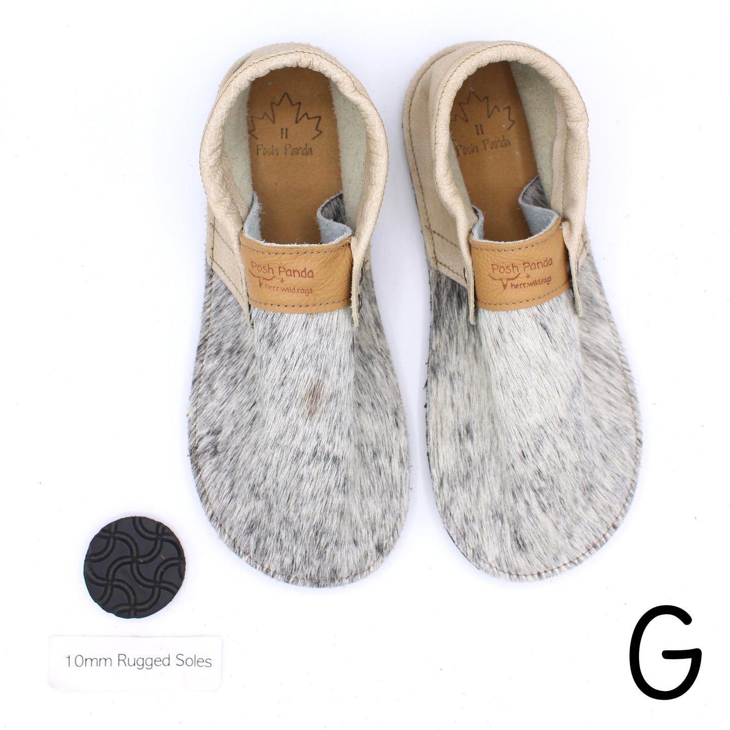 Hair Hide Collab Mocs - Ladies - SIZE 11 - RUGGED