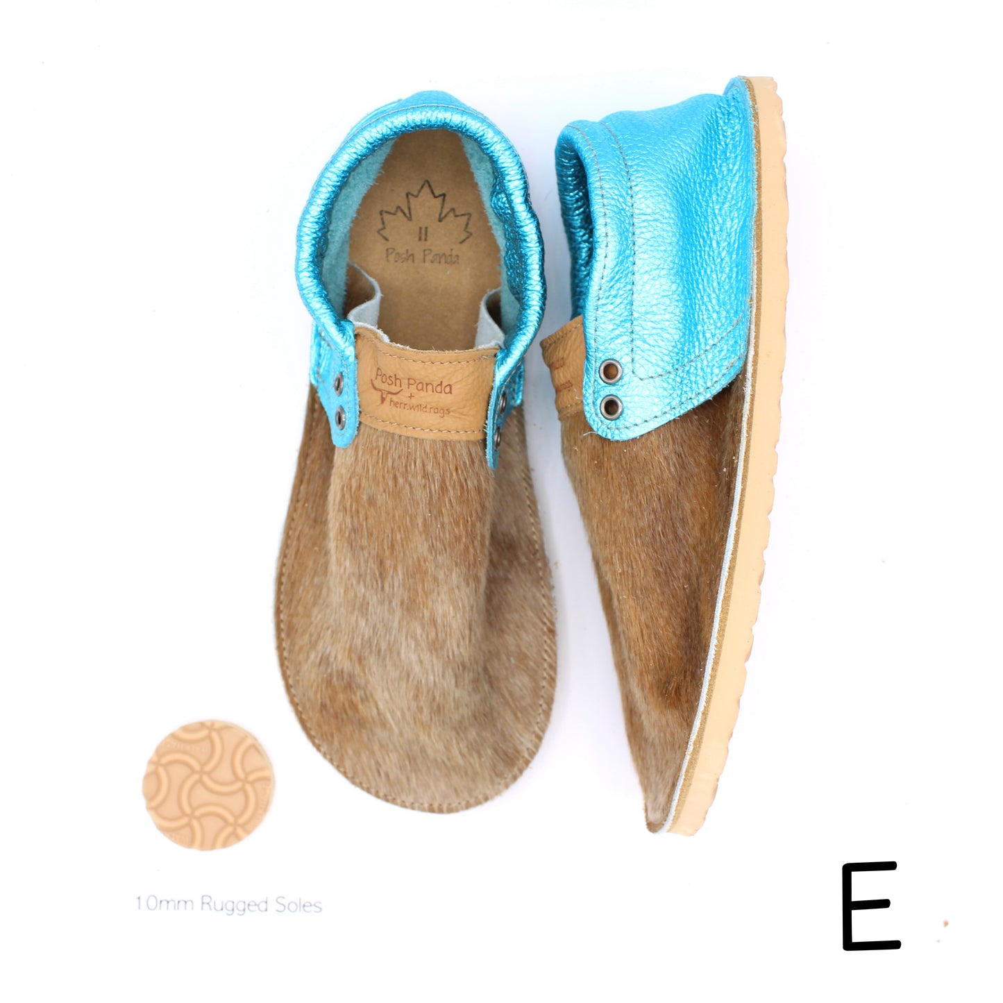 Hair Hide Collab Mocs - Ladies - SIZE 11 - RUGGED