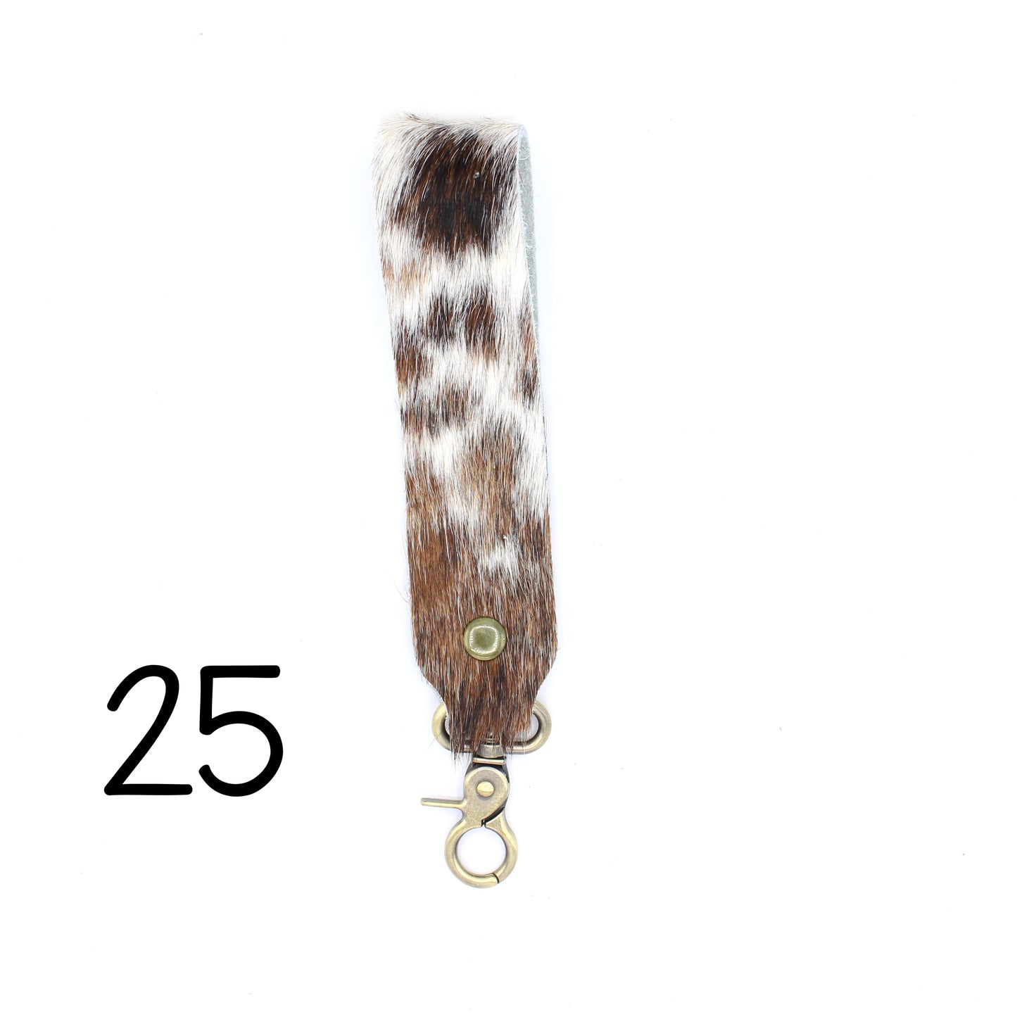 Hair Hide WIDE Wristlet Keychain - SINGLE