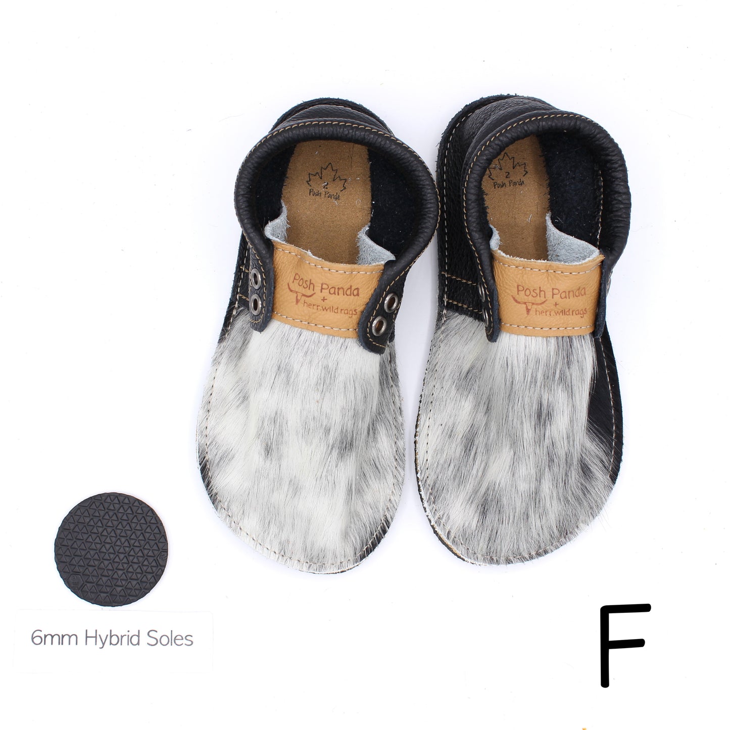 Hair Hide Mocs - YOUTH - Size 2 (4mm Sole)