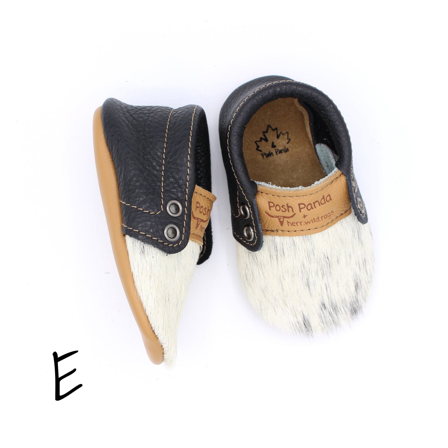 Hair Hide Mocs - BABY/TODDLER (Soft Sole) - Size 4