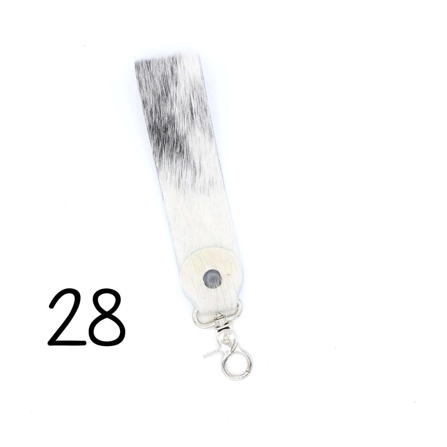 Hair Hide WIDE Wristlet Keychain - SINGLE