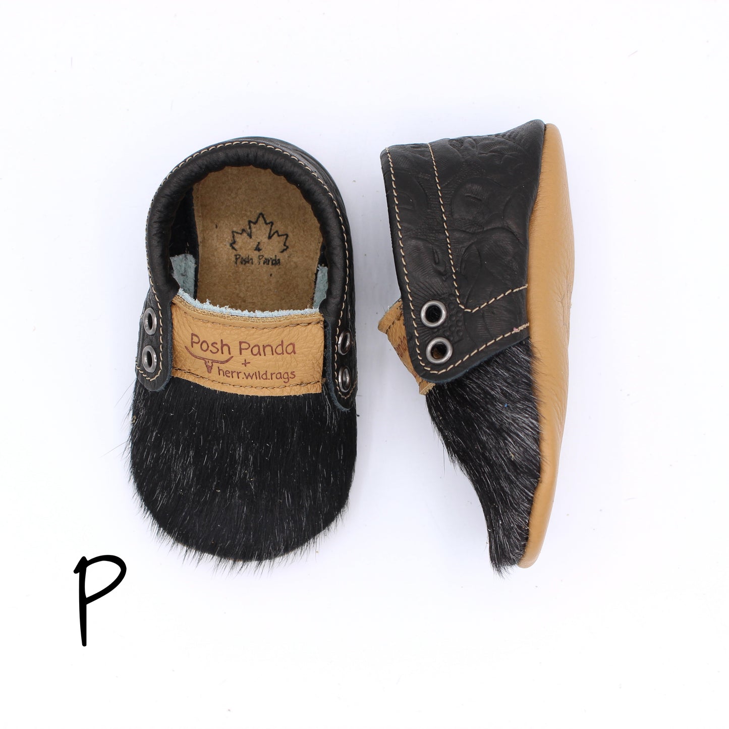 Hair Hide Mocs - BABY/TODDLER (Soft Sole) - Size 4
