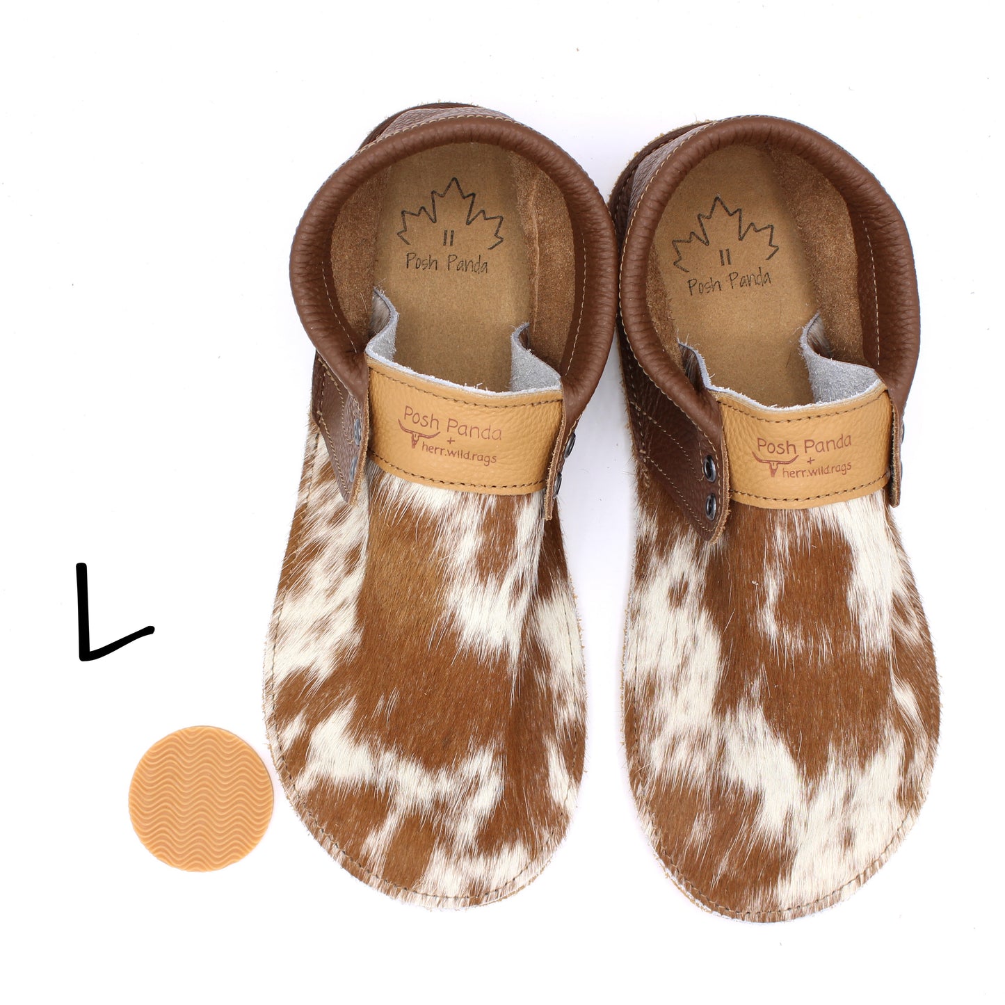 Hair Hide Collab Mocs - Ladies - SIZE 11 (4-6mm Soles)