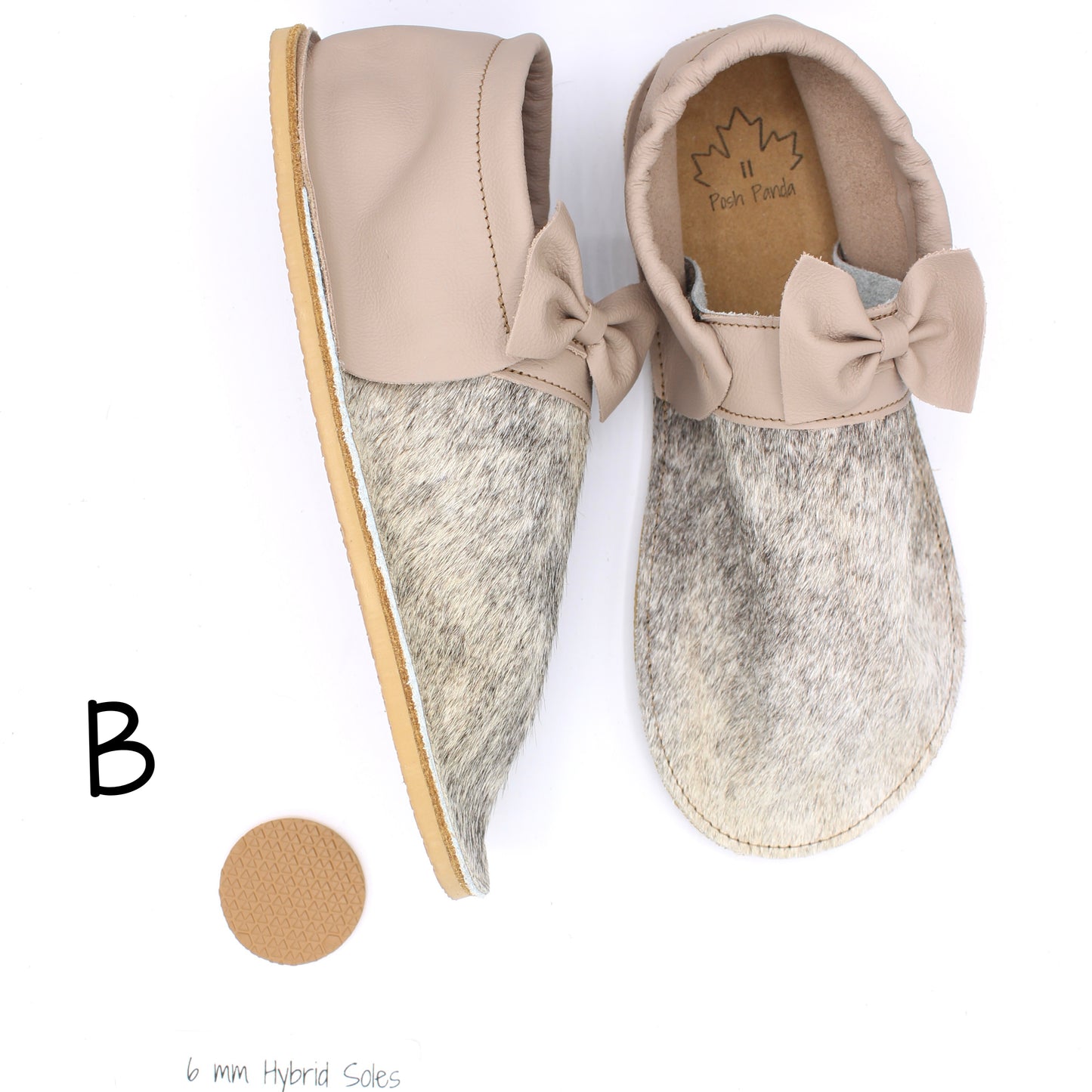 Hair Hide Collab Mocs - Ladies - SIZE 11 (4-6mm Soles)