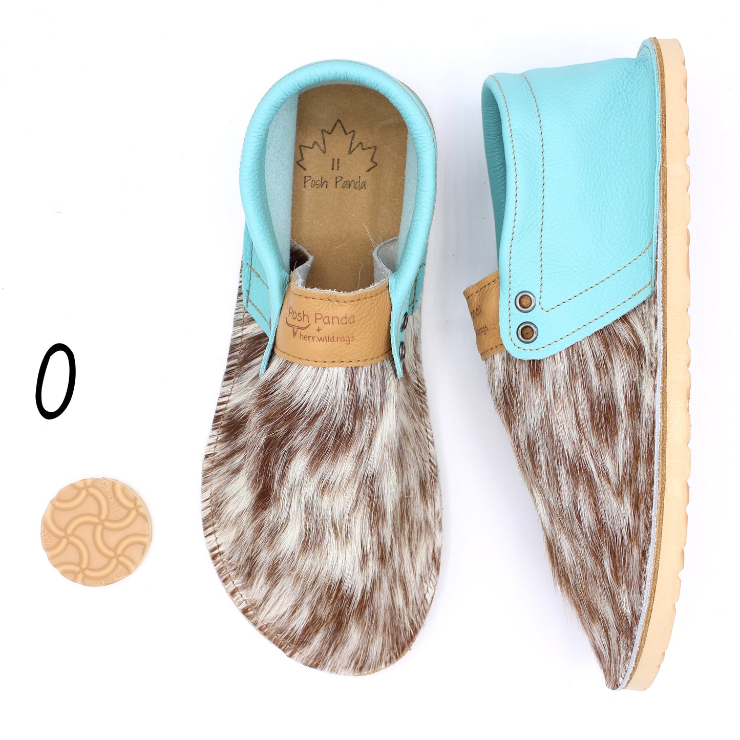 Hair Hide Collab Mocs - Ladies - SIZE 11 - RUGGED
