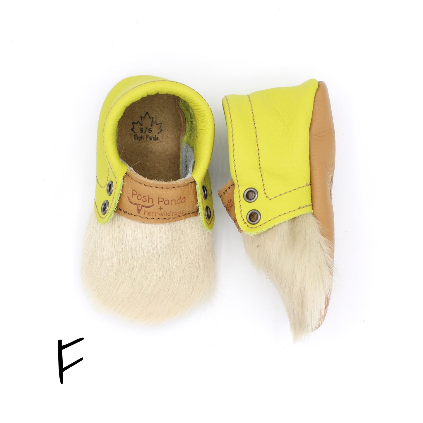 Hair Hide Mocs -  BABY/TODDLER (Soft Sole) - Size 5/6