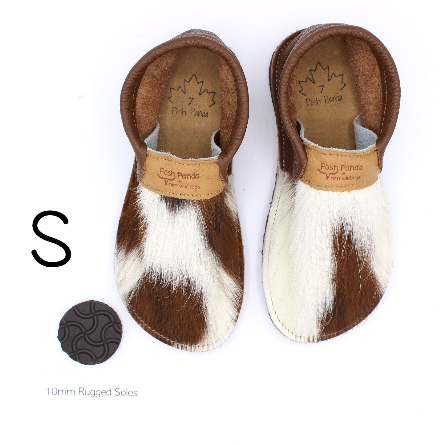 Hair Hide Collab Mocs - Ladies - SIZE 7 - RUGGED