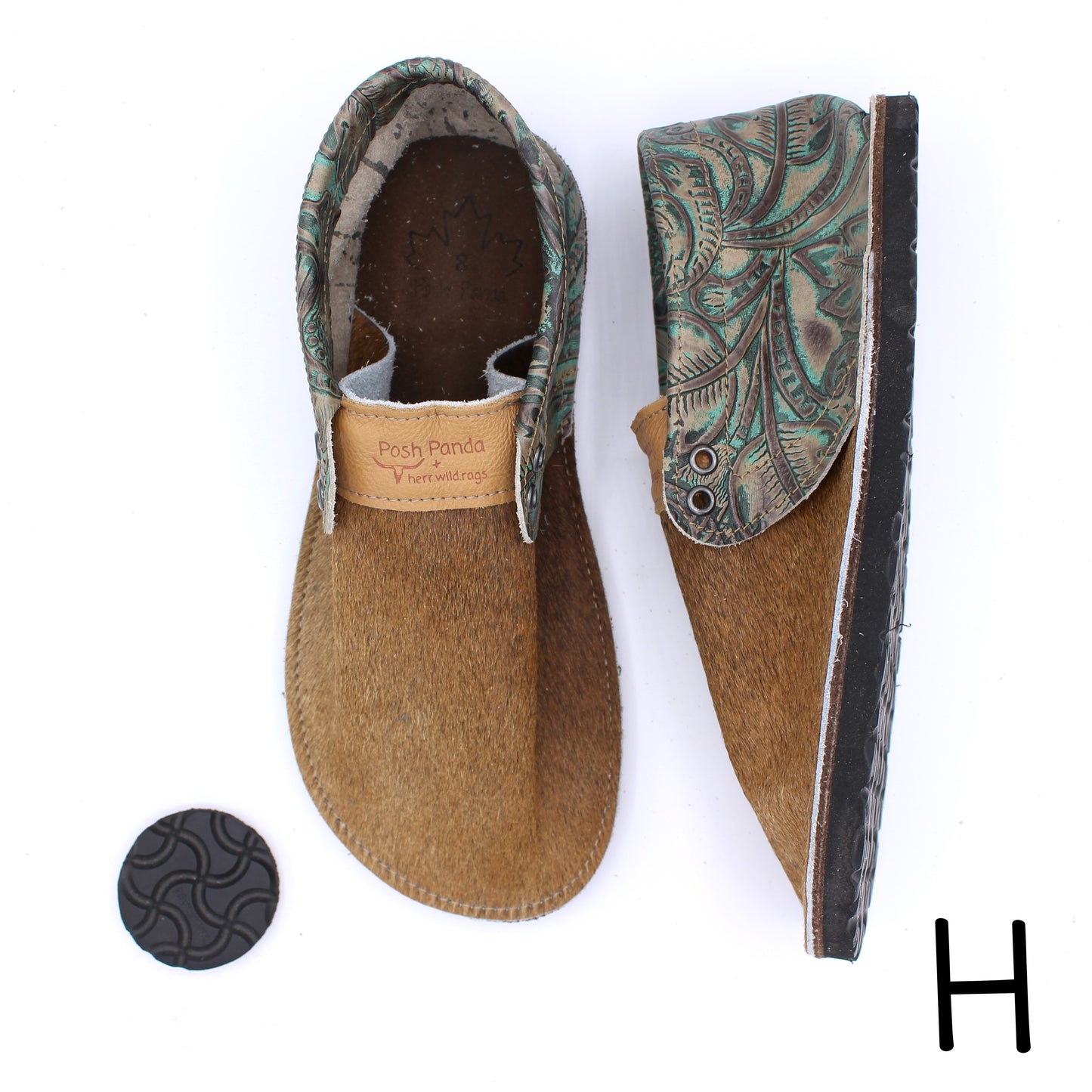 Hair Hide Collab Mocs - Ladies - SIZE 8 - RUGGED
