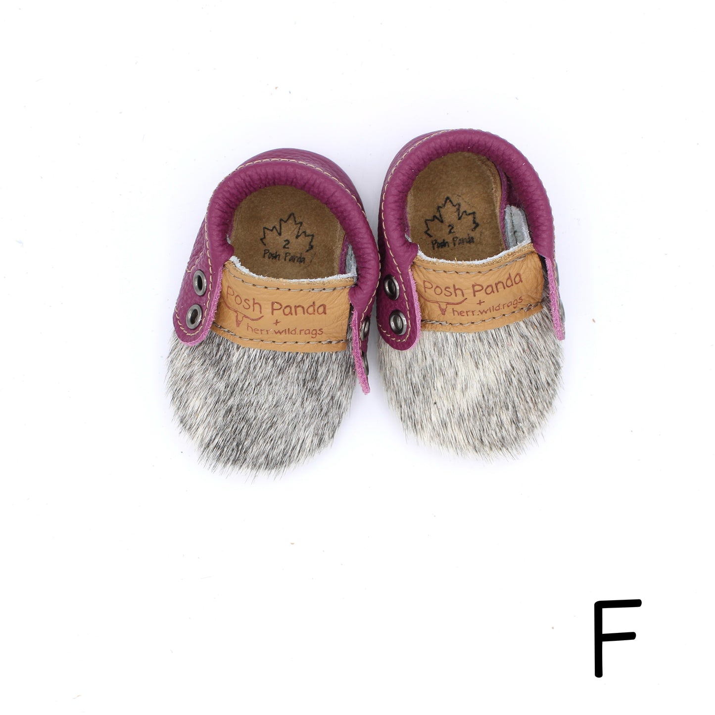 Hair Hide Mocs -  BABY/TODDLER (Soft Sole) - Size 2