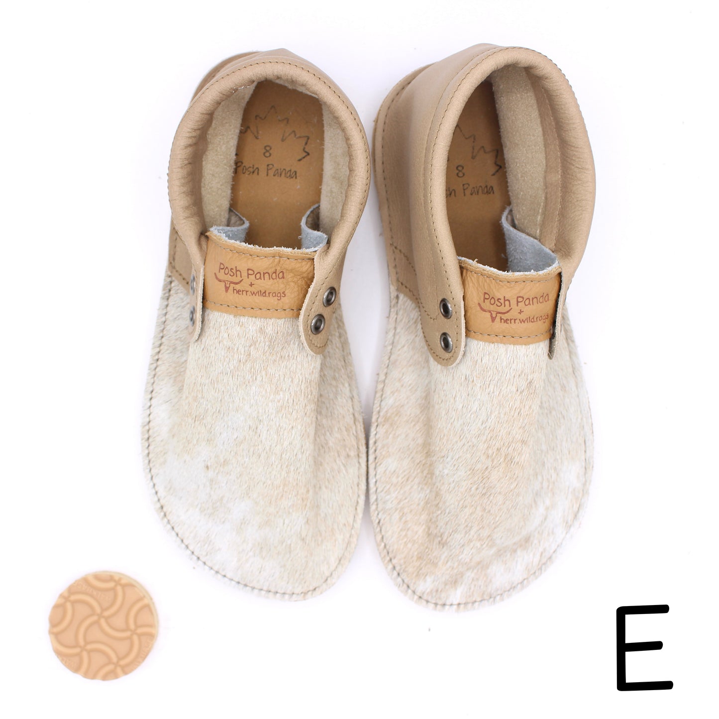 Hair Hide Collab Mocs - Ladies - SIZE 8 - RUGGED