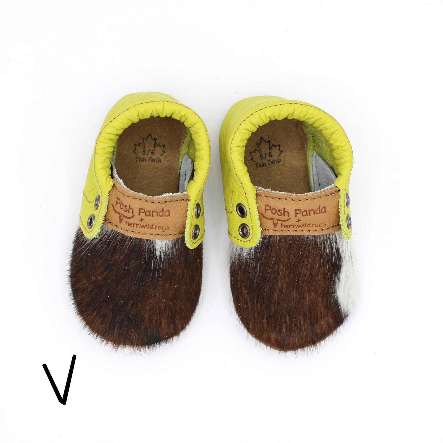 Hair Hide Mocs -  BABY/TODDLER (Soft Sole) - Size 5/6