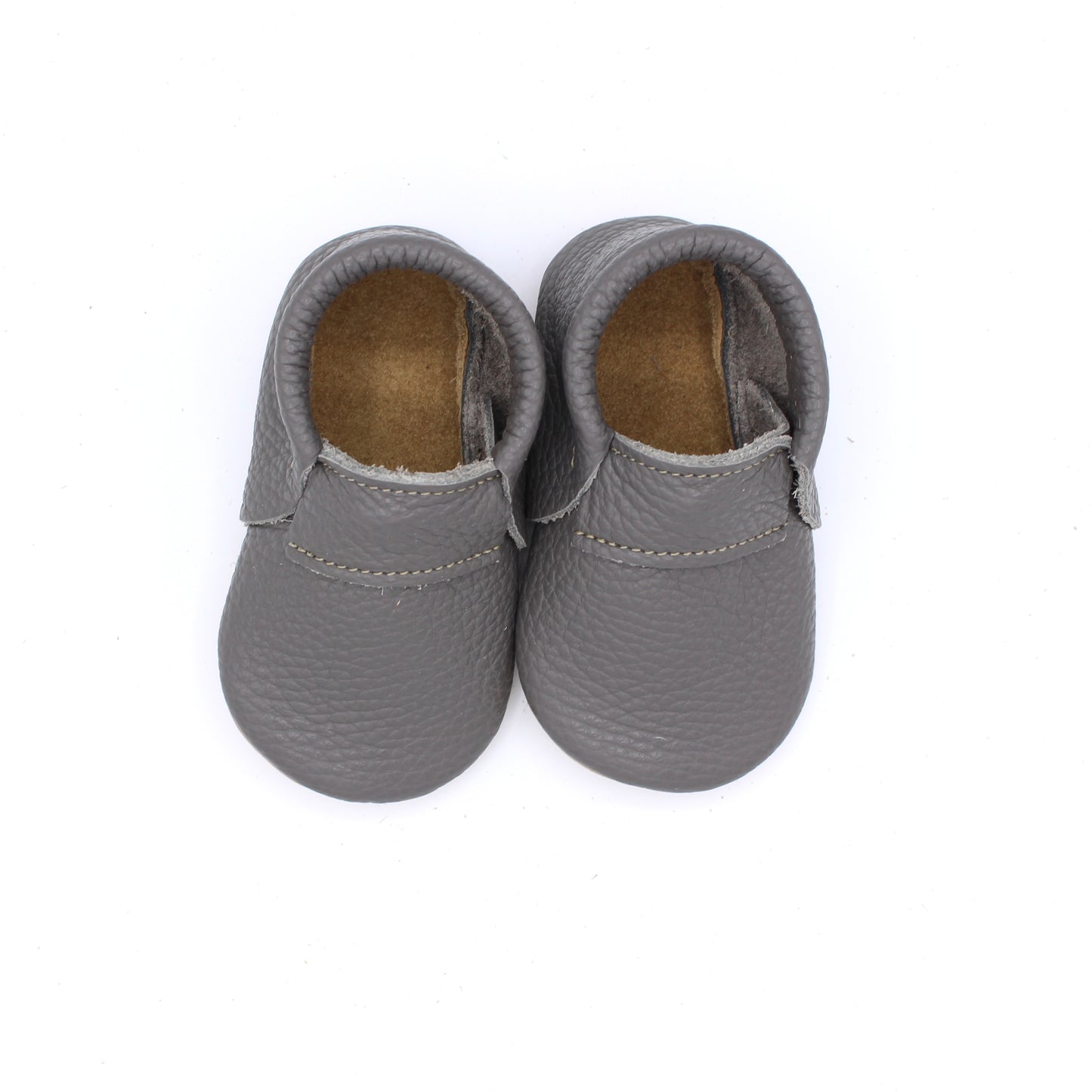 Baby Fringeless Moc - Shadow Grey