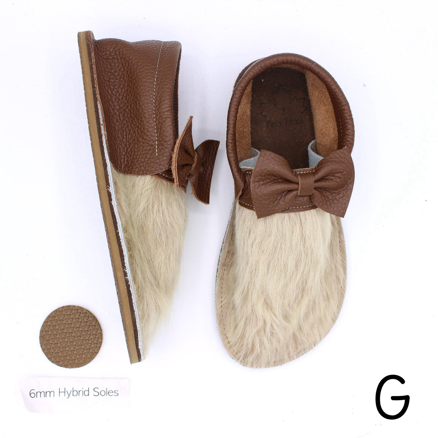 Hair Hide Collab Mocs - Ladies - SIZE 7 (4-6mm Soles)