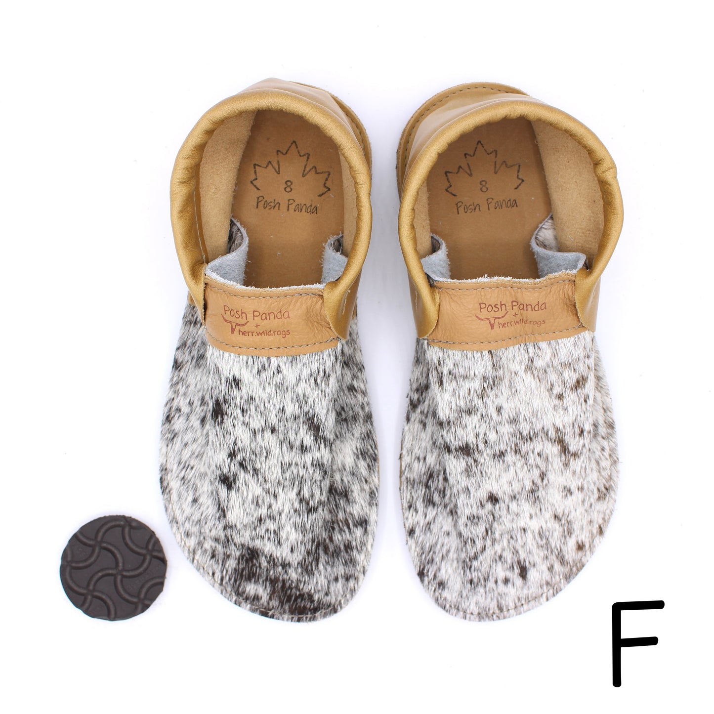 Hair Hide Collab Mocs - Ladies - SIZE 8 - RUGGED