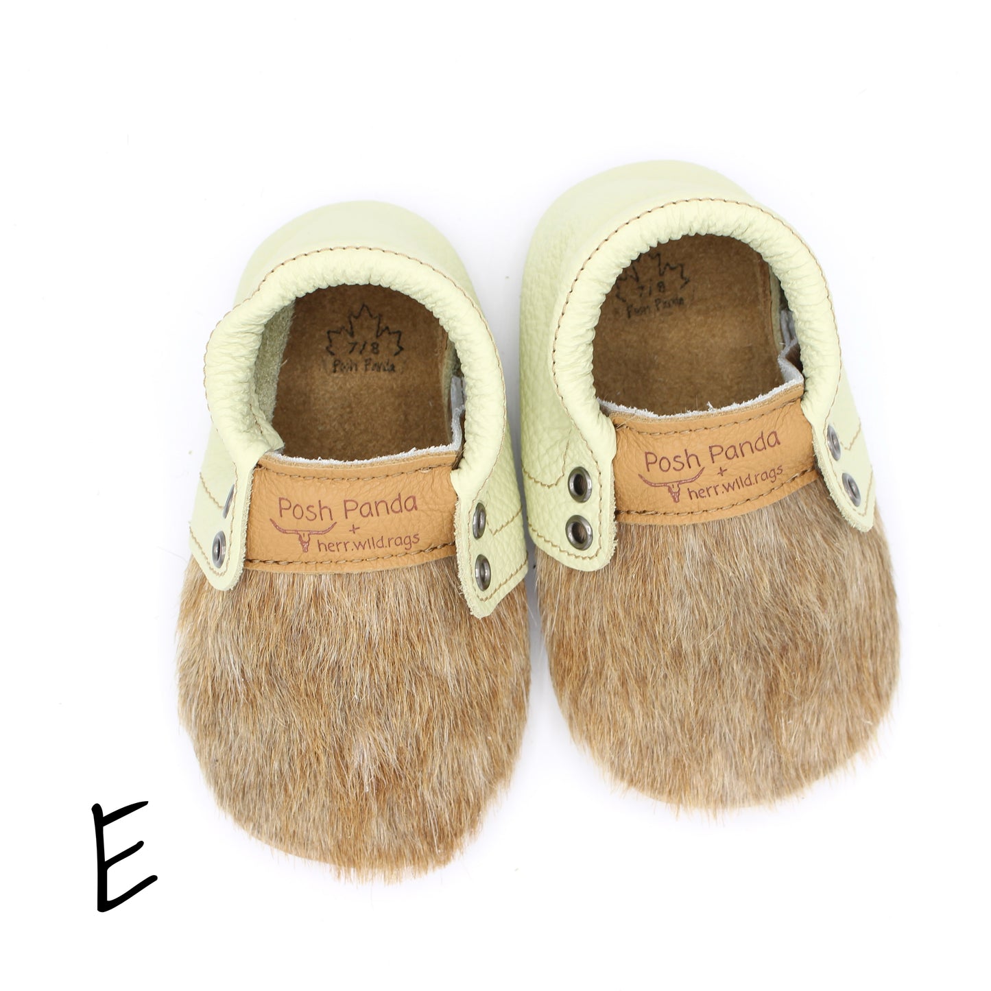 Hair Hide Mocs -  BABY/TODDLER (Soft Sole) - Size 7/8