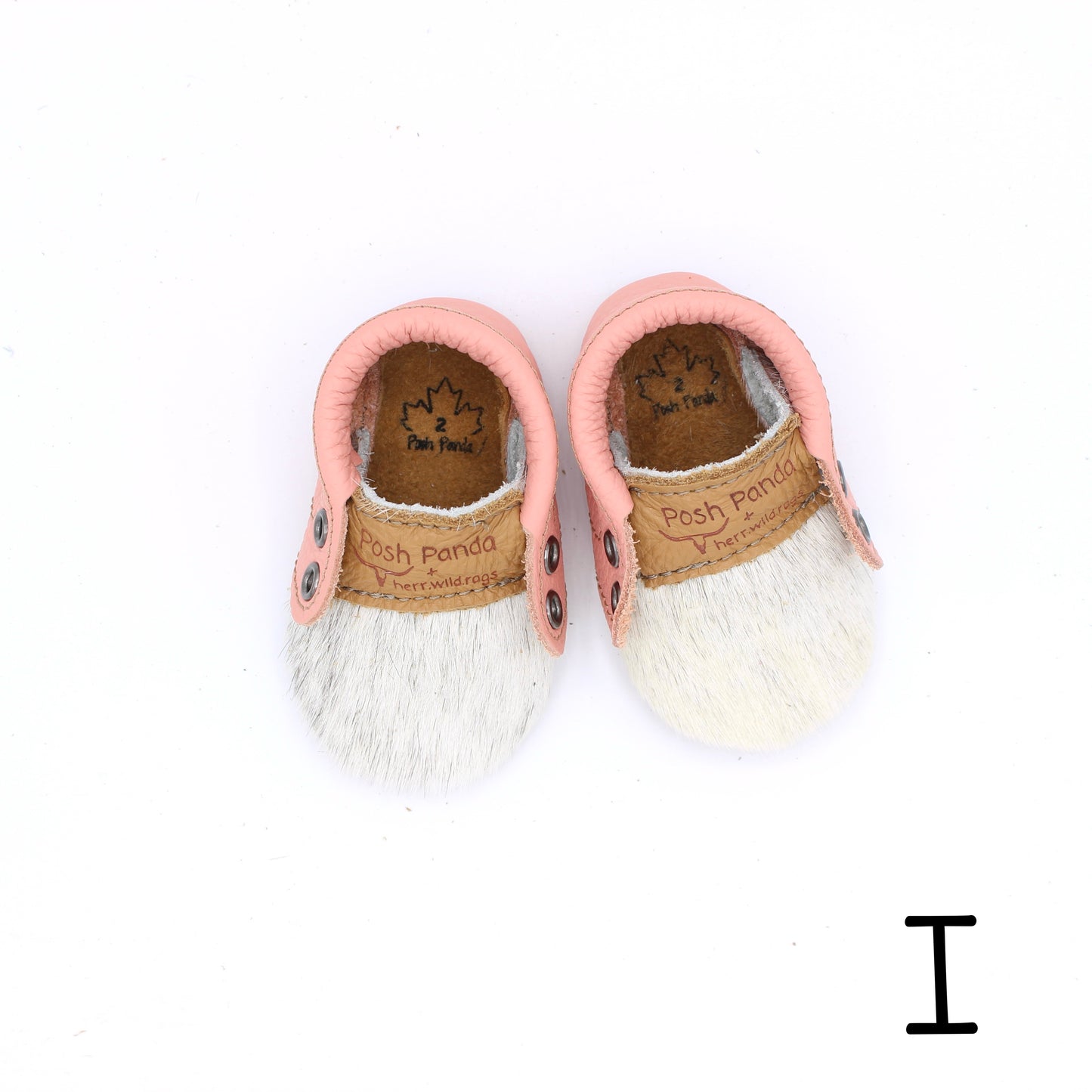 Hair Hide Mocs -  BABY/TODDLER (Soft Sole) - Size 2