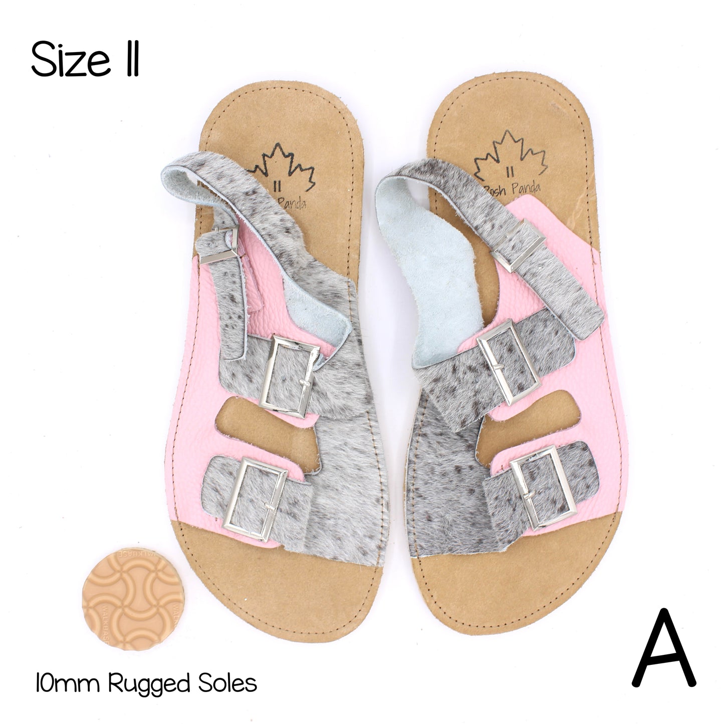 Ladies Sandals - Random Sizing - Hair Hide - READY TO SHIP