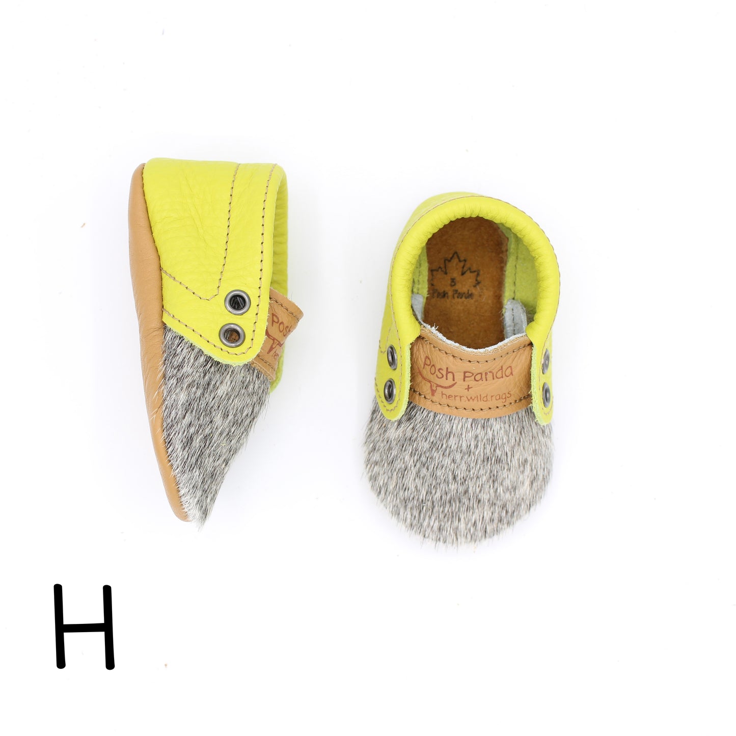 Hair Hide Mocs -  BABY/TODDLER (Soft Sole) - Size 3