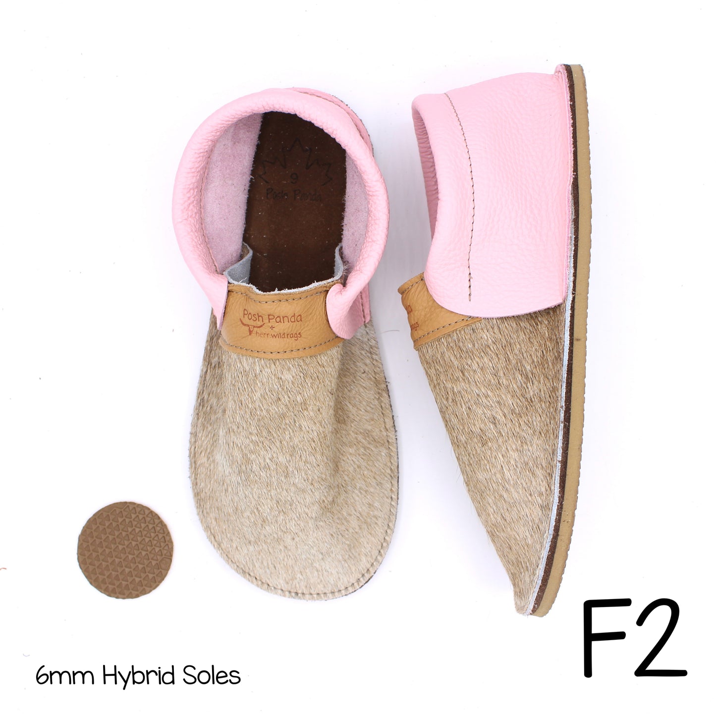 Hair Hide Collab Mocs - Ladies - SIZE 9 (4-6mm Soles)