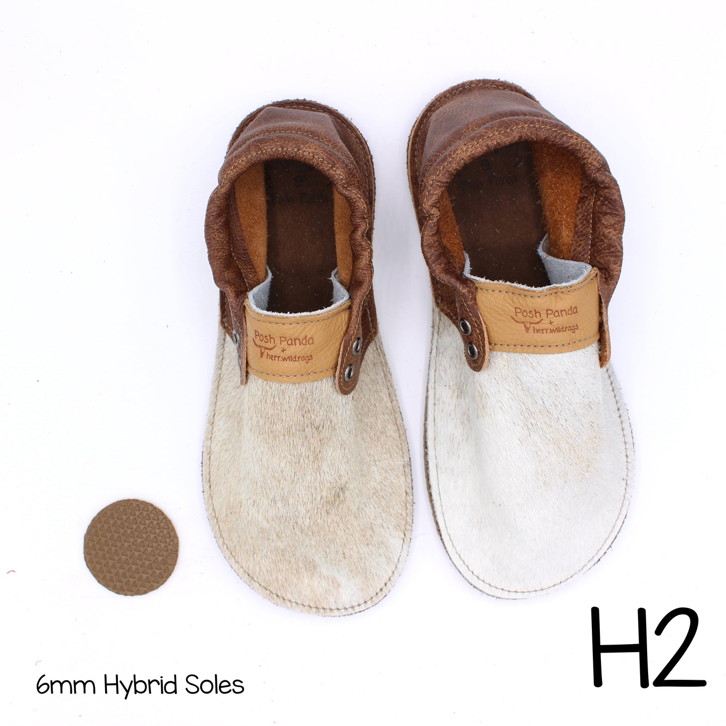 Hair Hide Collab Mocs - Ladies - SIZE 9 (4-6mm Soles)