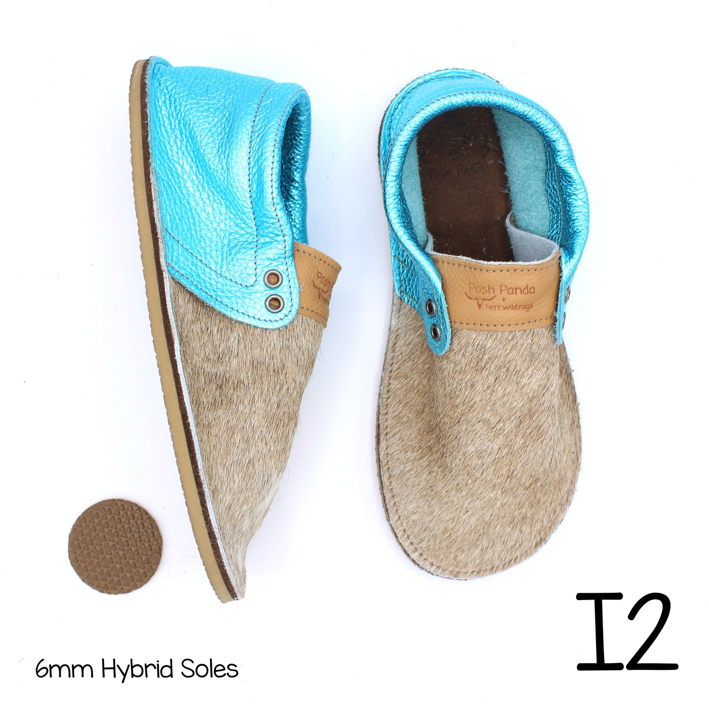 Hair Hide Collab Mocs - Ladies - SIZE 9 (4-6mm Soles)