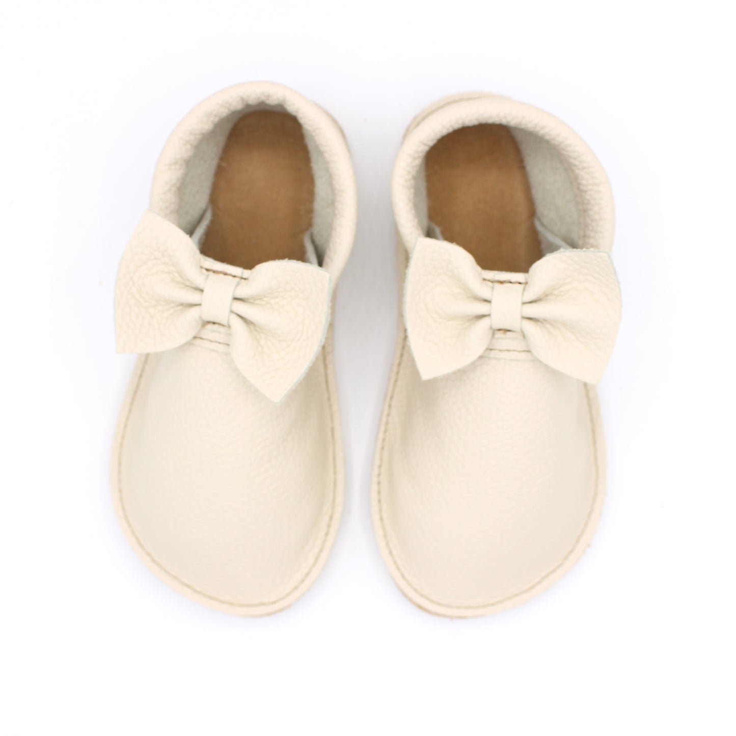 YOUTH Bow Mocs - Coconut - 8mm Hybrid Soles