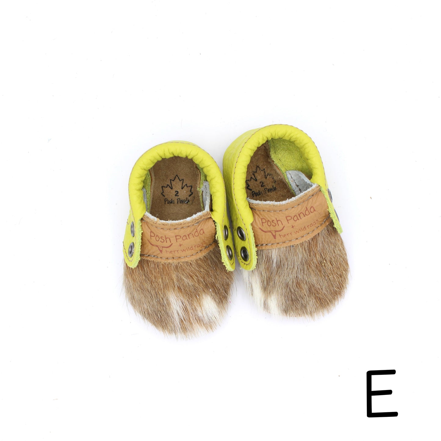 Hair Hide Mocs -  BABY/TODDLER (Soft Sole) - Size 2