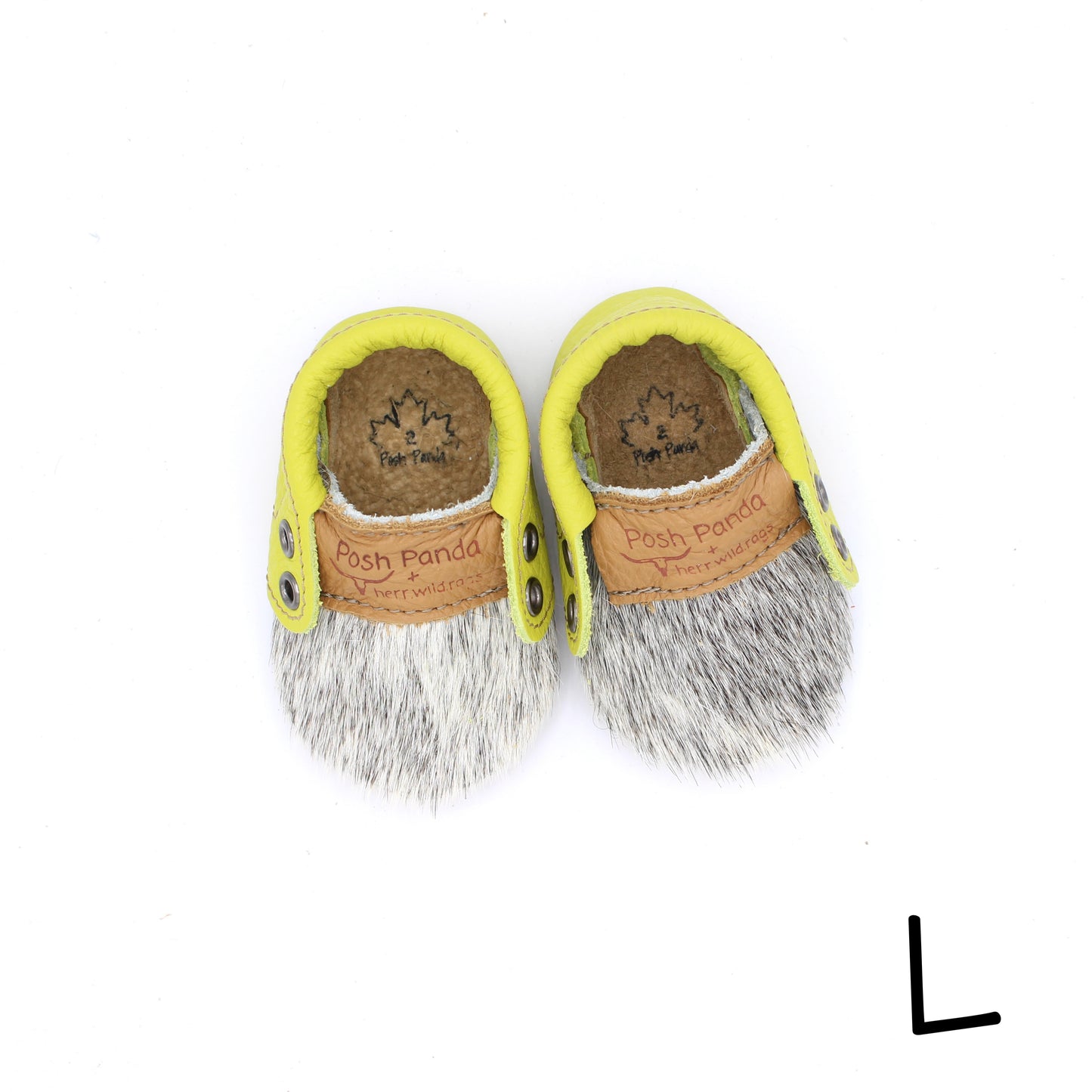 Hair Hide Mocs -  BABY/TODDLER (Soft Sole) - Size 2