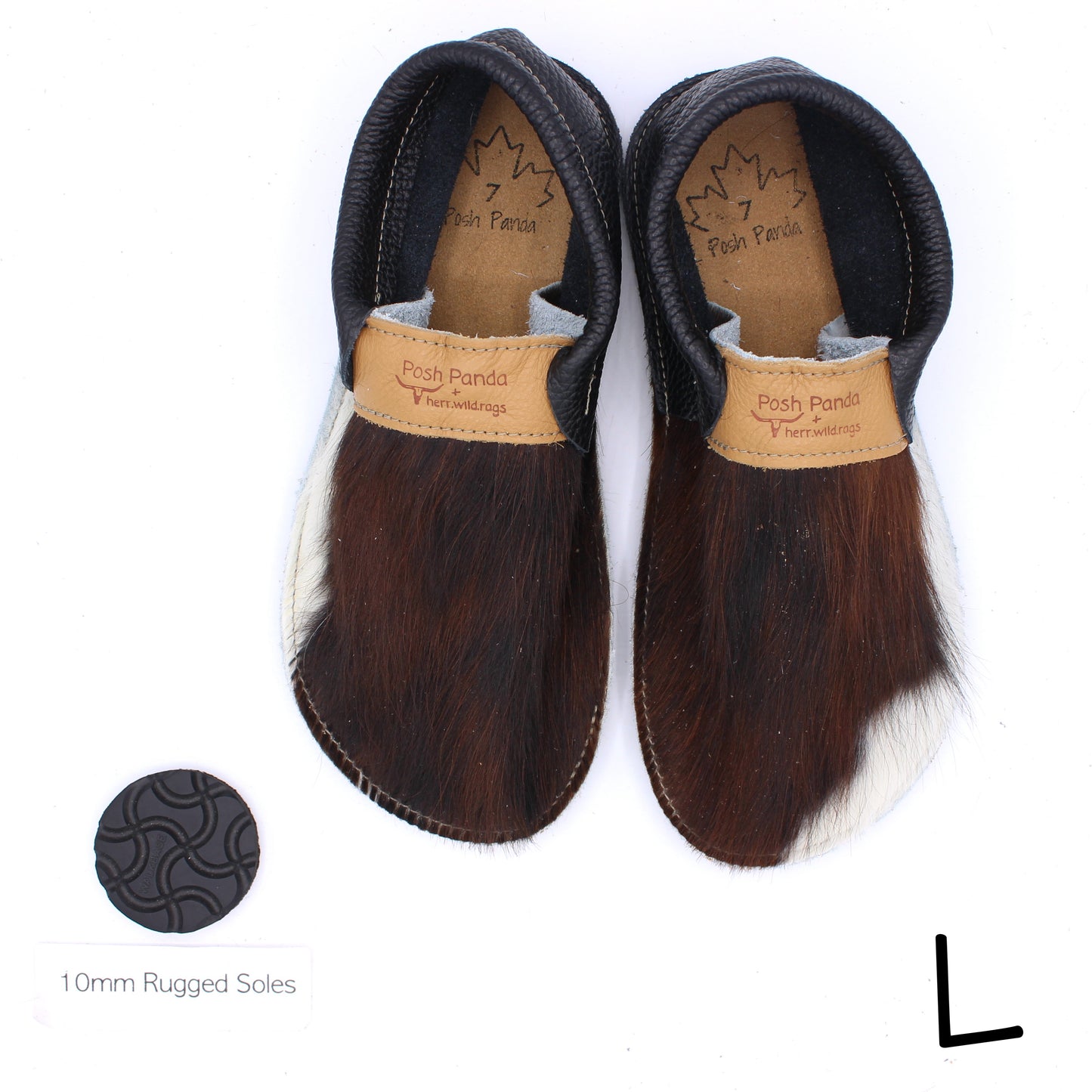 Hair Hide Collab Mocs - Ladies - SIZE 7 - RUGGED