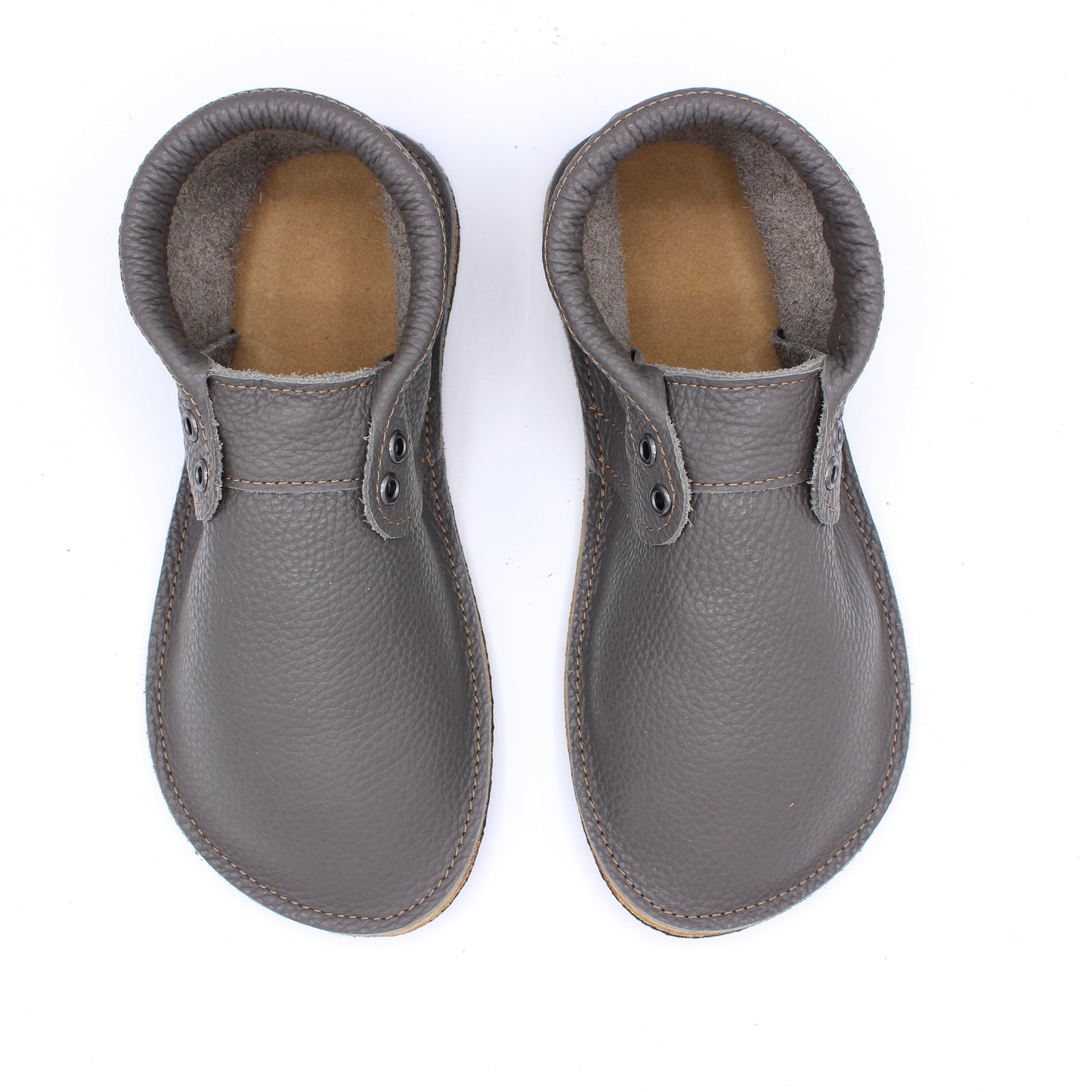 Ladies Hampton Mocs - Full Shadow Grey - 4mm Black Hybrid Soles