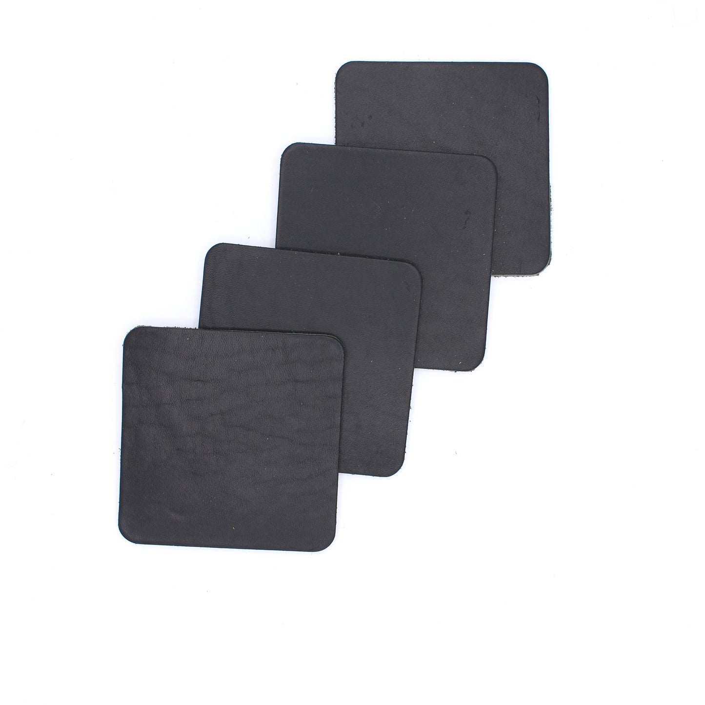 4 Pack Leather Coaster Set