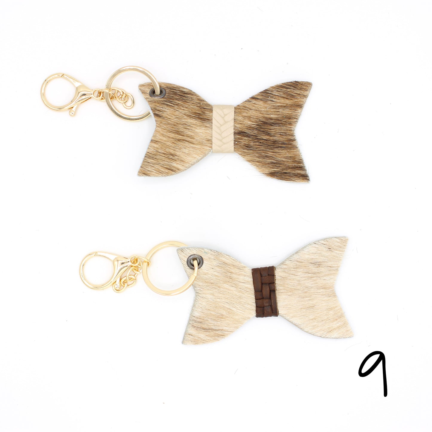 Hair Hide Belted Keychain - 2 PACK
