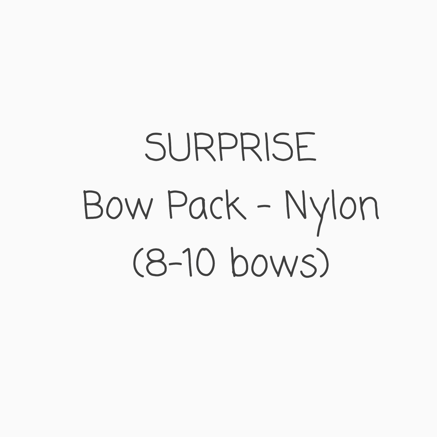 SURPRISE Bow Pack - Nylon (8-10) - Posh Panda
