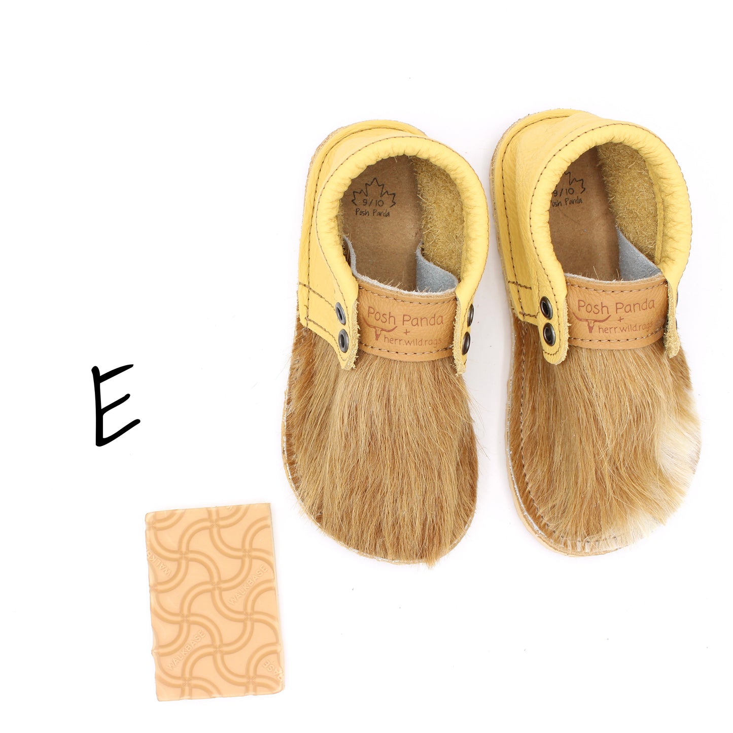 Hair Hide Mocs -  TODDLER - Size 9/10 (RUGGED Sole)