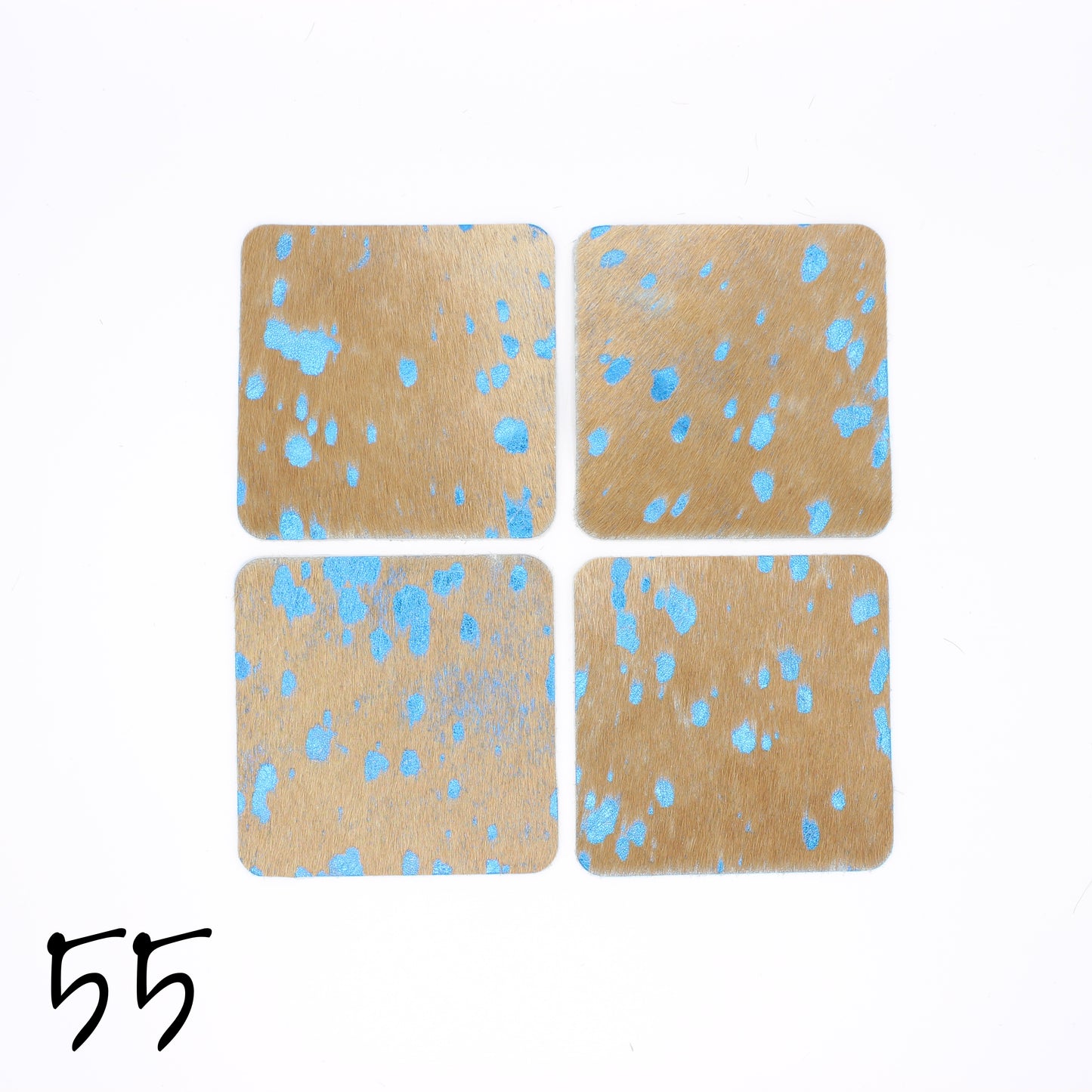 Hair hide Coasters - 4 Pack