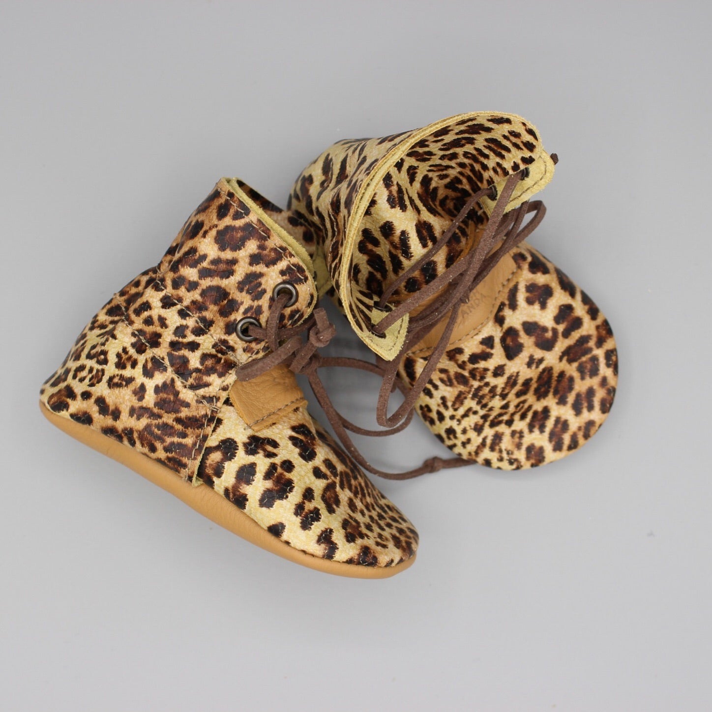 Baby Leopard Hampton Boots - Posh Panda