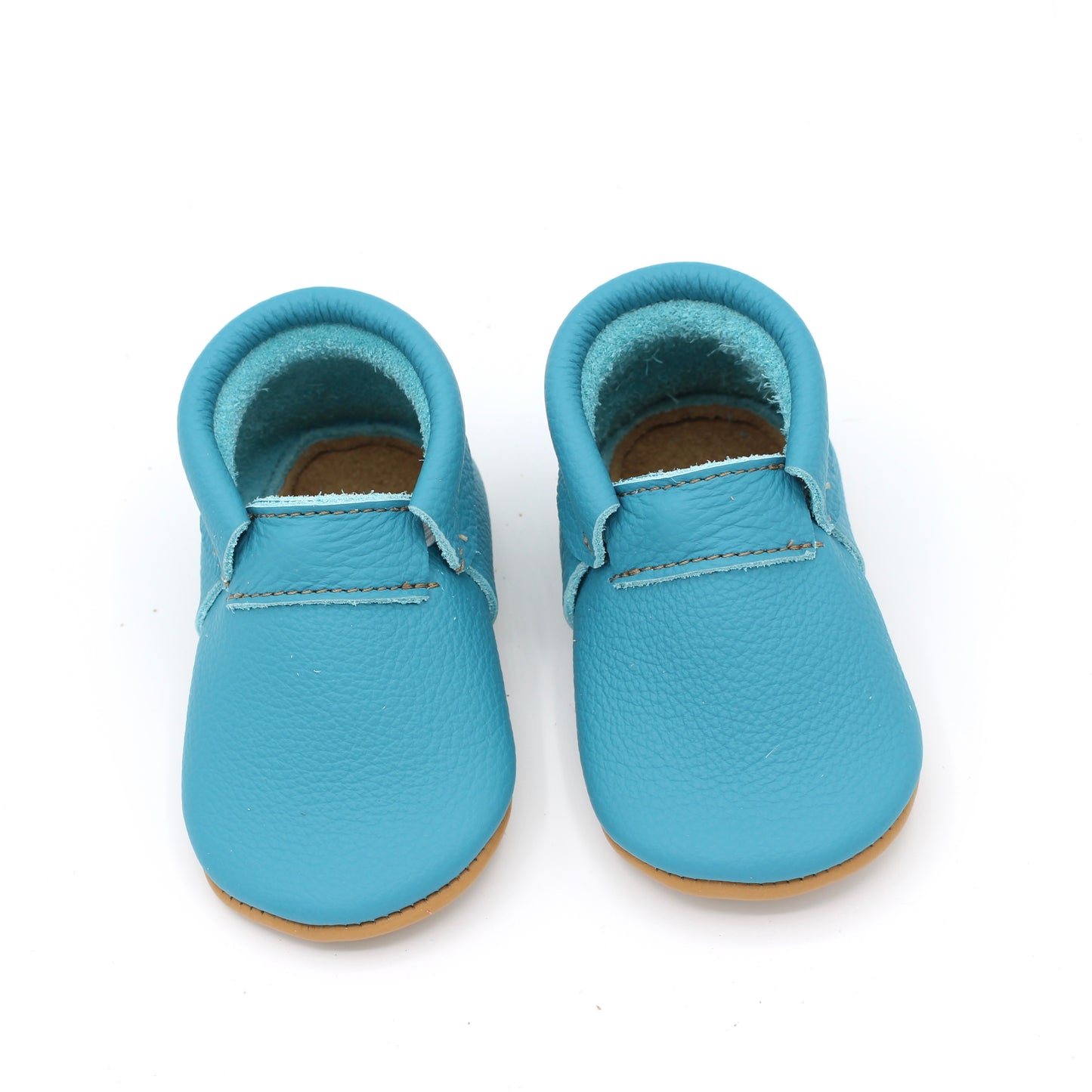 Baby Fringeless Moc - Turquoise