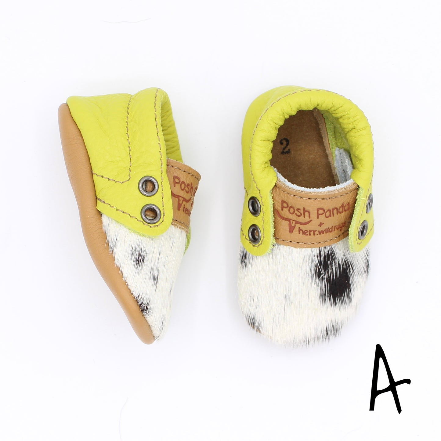 Hair Hide Mocs -  BABY/TODDLER (Soft Sole) - Size 2